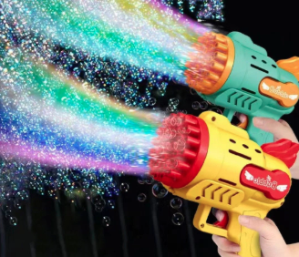Luminous Bubble Gun Gatling Electric Children's Small Toys