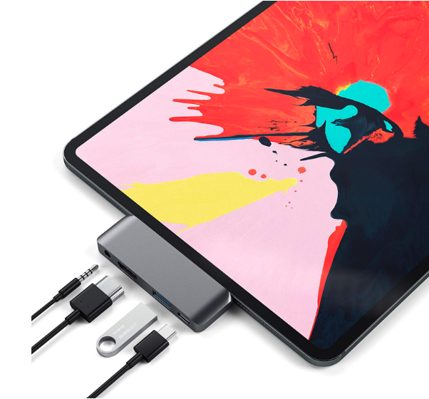 Compatible with Apple, Suitable For Ipad Pro Hub USBC To HDMI 3.5 Usb Pd Hub Typec Docking Station