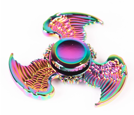 Colorful Alloy Fidget Spinner Electroplating Toy