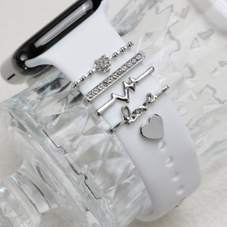 Strap DIY Decorative Buckle Silicone Watch Accessories