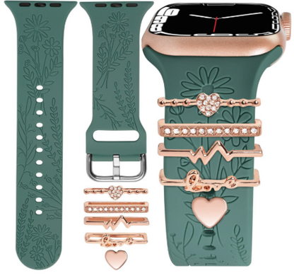 Strap DIY Decorative Buckle Silicone Watch Accessories