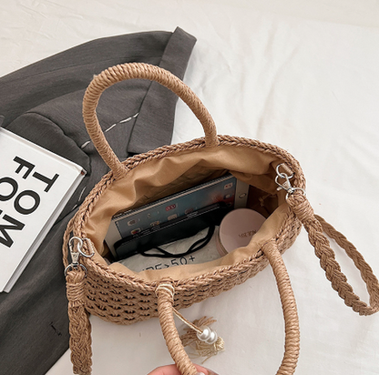 Women's Fashion Personality Hand-Carrying Woven Bag