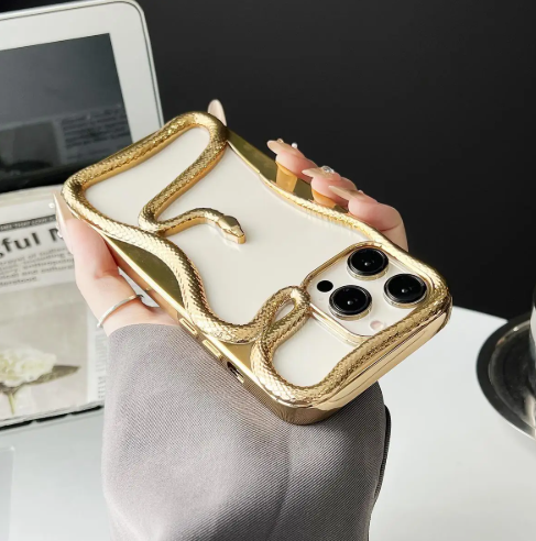 Luxury Snake Frame iPhone Case
