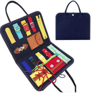 New Busy Book Children's Busy Board Dressing And Buttoning Learning Baby Early Education Preschool Sensory Learning Toy