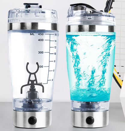 Electric Protein Shake Stirrer USB Shake Bottle Milk Coffee Blender Kettle Sports And Fitness Charging Electric Shaker Cup