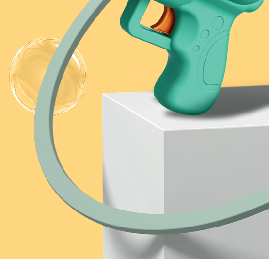 Luminous Bubble Gun Gatling Electric Children's Small Toys