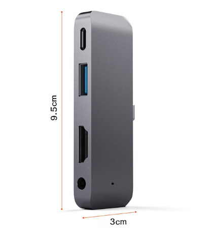 Compatible with Apple, Suitable For Ipad Pro Hub USBC To HDMI 3.5 Usb Pd Hub Typec Docking Station