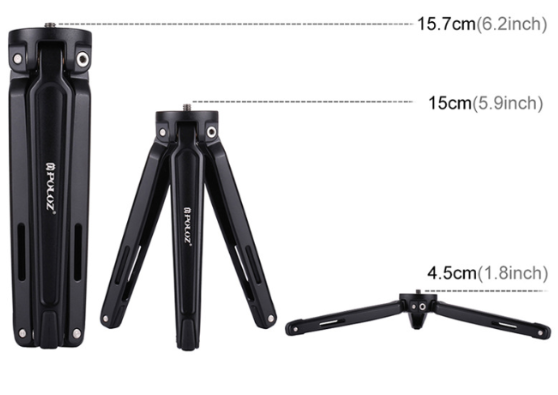 Compatible With Apple, Mobile Phone Metal Mini Tripod Desktop Tripod
